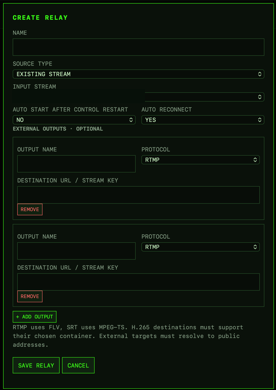 处理后的 Relay Manager 截图